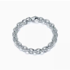 Tiffany & Co medium round link bracelet.